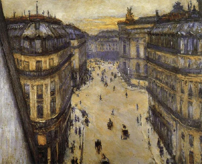 Gustave Caillebotte Look down from sixth floor China oil painting art